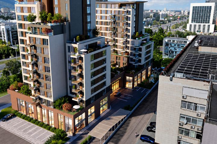 GATEWAY TOWERS, דירת חדר שינה אחד, מגדל B