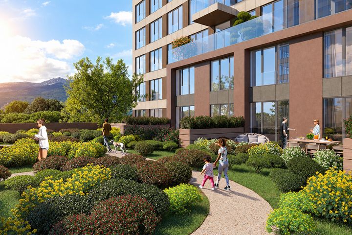 GATEWAY TOWERS Квартира с тремя спальнями